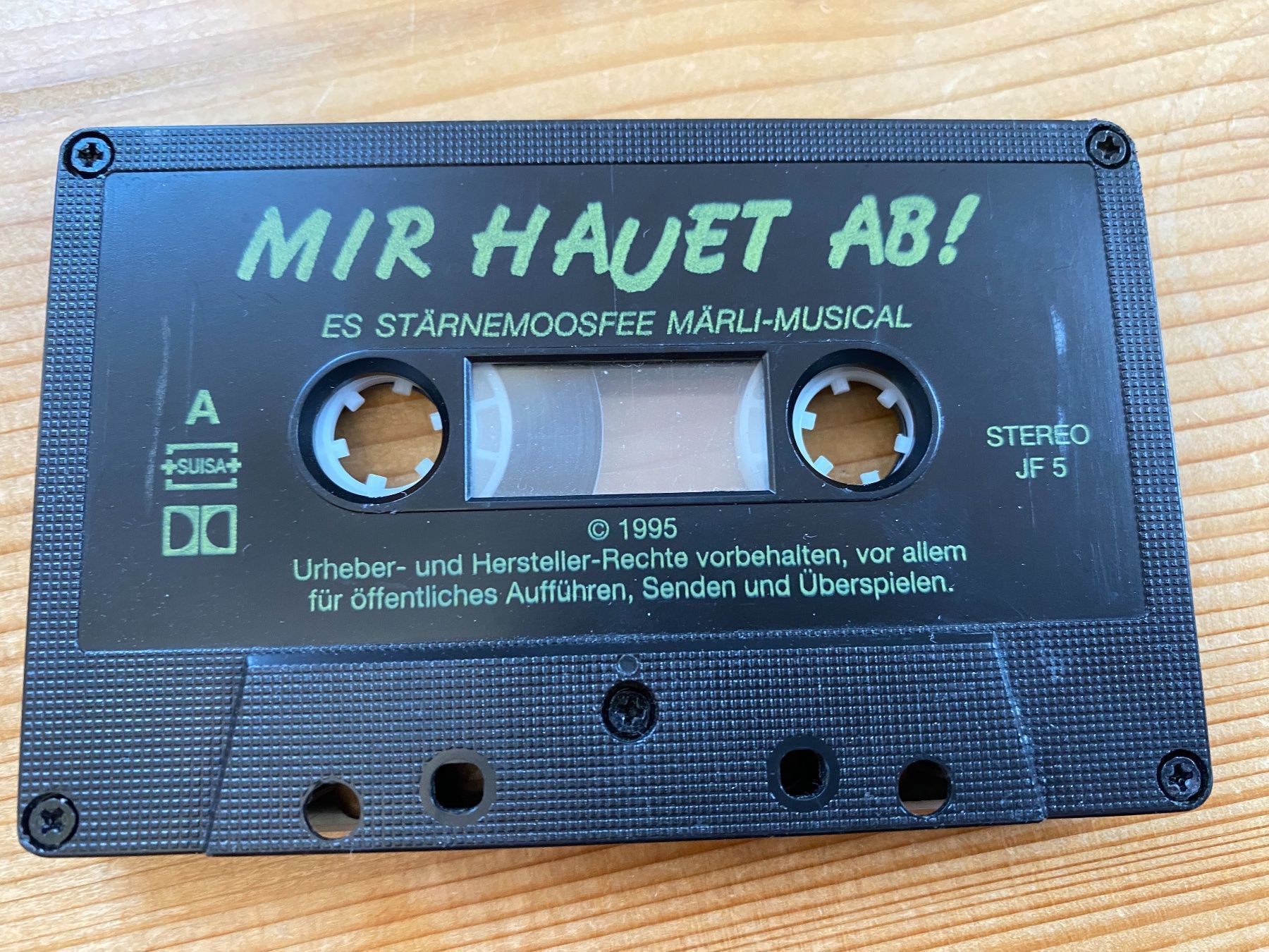 Musicassette: Kassette - Mir hauet ab! – Usato da St.Gallen venduto da kingsamas 5