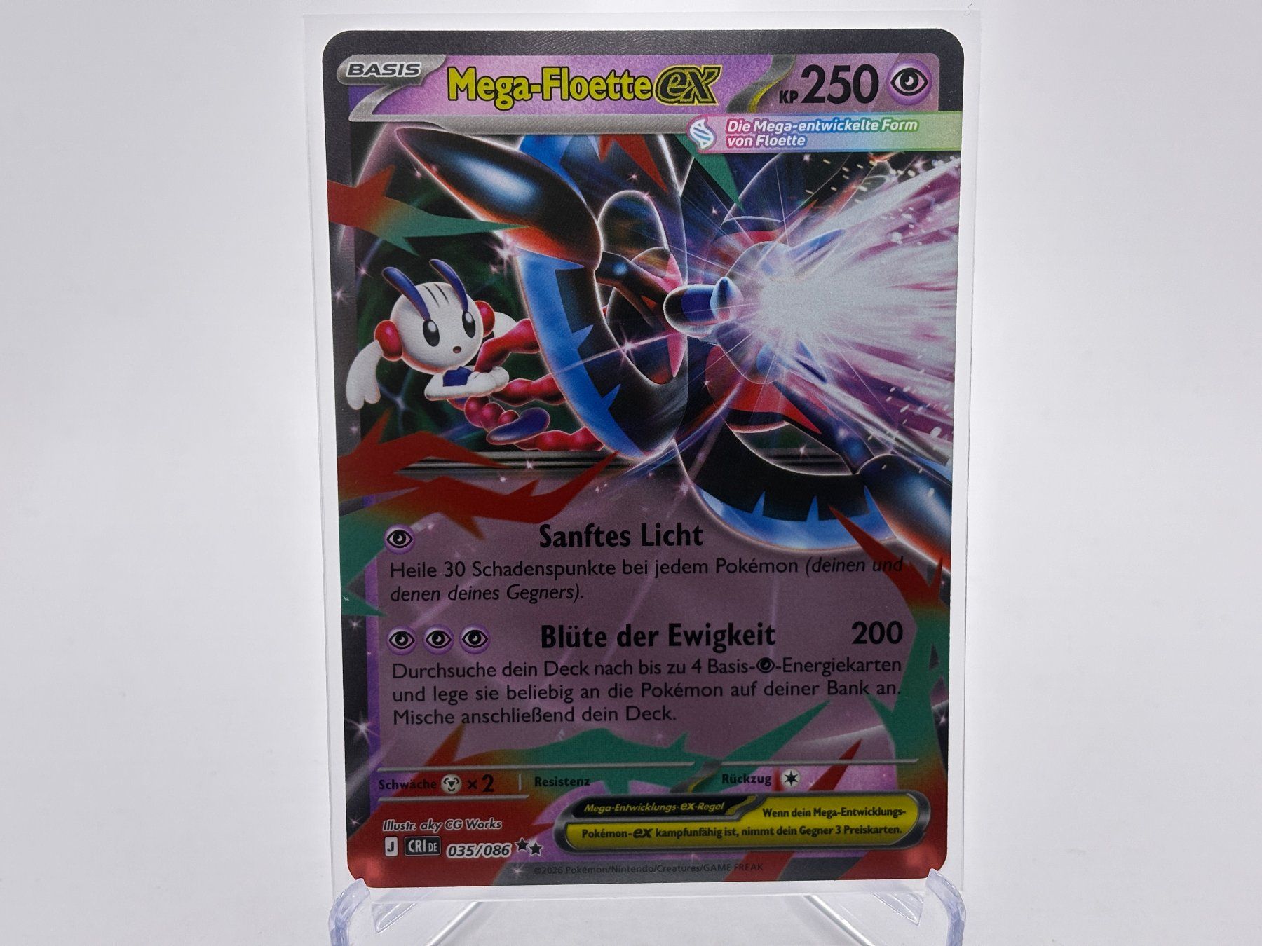 Pokémon Carte collezionabili: Wachsendes Chaos - Mega Floette ex (CRI 35) - DE – Nuovo (secondo la descrizione) da Allschwil venduto da Bullach