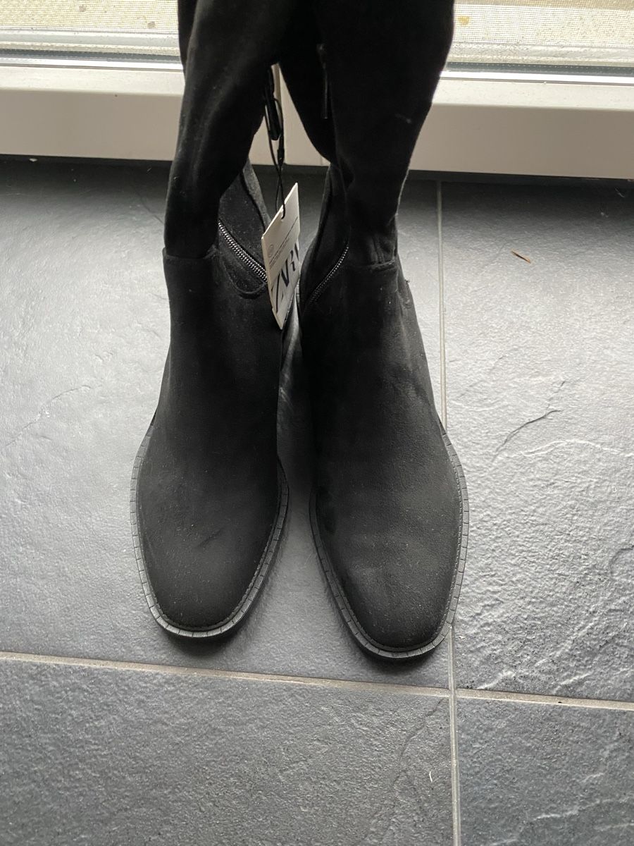Damenschuhe: New Zara stretchy over-knee boots – Neu und originalverpackt aus Zug von kse_w9mn 3