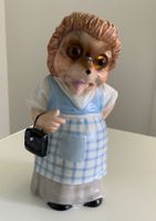 Mecki Frau Porzellan Rauchverzehrer Lamp