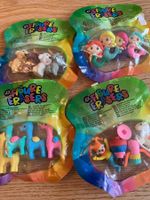 Lot de 4 paquets de gommes à collectionner
