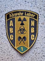 *** Badge Abwehr Labor ABC NBC 1 ohne klett ***