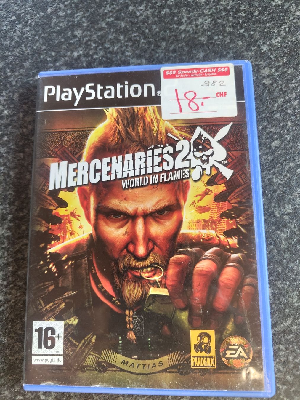 Sony Giochi: Mercenaries 2: World in Flames - PS2 Game – Usato da Attiswil venduto da JP1291