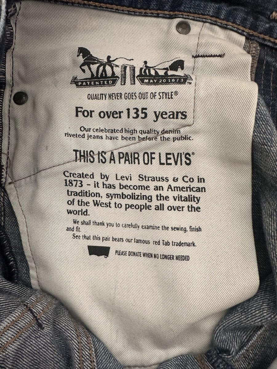 Jeans: Jeans Levis Strauss & Co. 504 – Usato da Erlinsbach SO venduto da dikaan 1