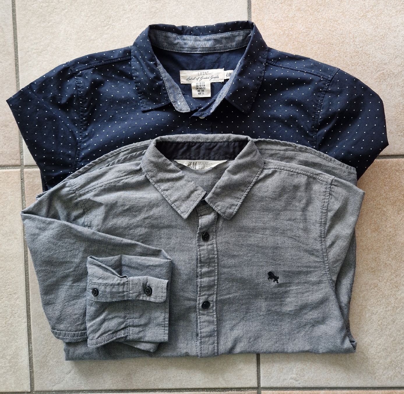H&M Camicie, T-shirt & Polo: Kids Hemden-Set Gr 146💙 – Usato da Rupperswil venduto da lenzburg02
