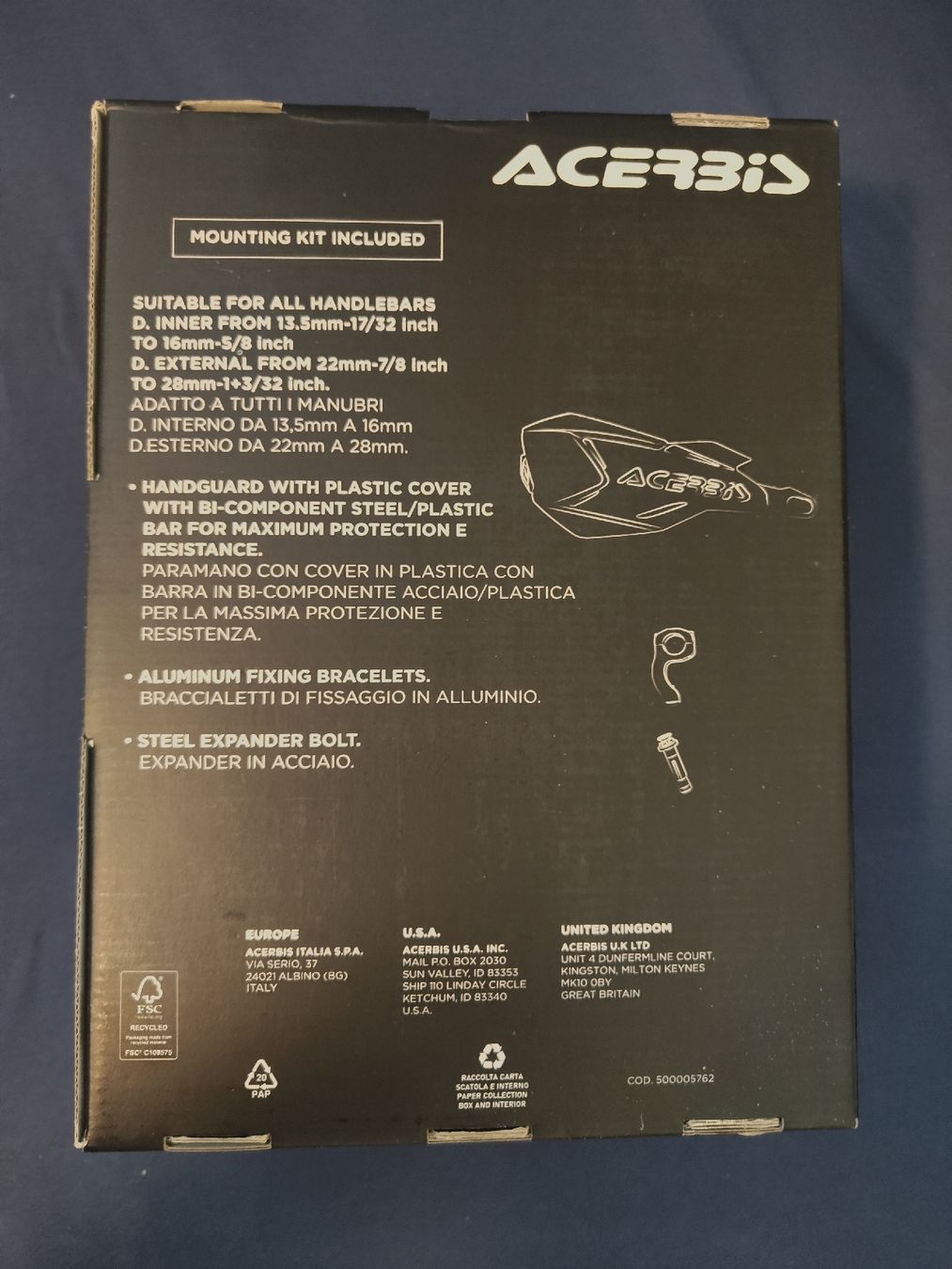 Acerbis Alle Motorradersatzteile: Handguard Acerbis – Neu und originalverpackt aus Effretikon von Jael.lo 1