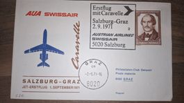 Swissair Salzburg - Graz 01.11.1971