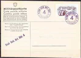 Militärpostkarte 2.Wk Mit soldatenmarken