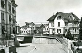 Wil SG 2 Karten  Obere Bahnhofstrasse /Stadtweiher