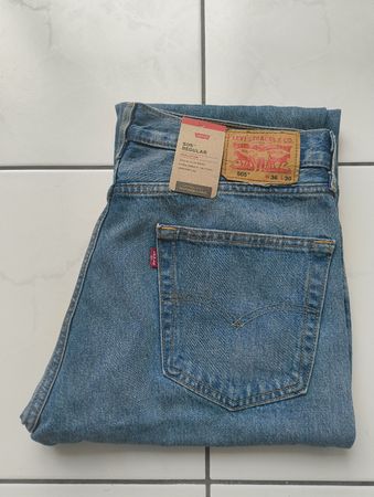Levi's Jeans 505 Regular blau W36 L30 neu mit Etikett
