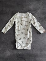 Lil Atelier Body Langarm Grösse 68 Leo Muster