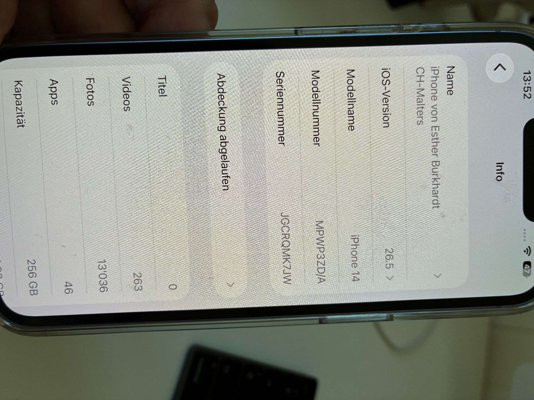 Apple Portables: iPhone 14 – D'occasion à Malters par brunobuma66