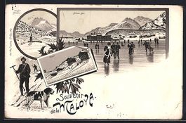 Litho Maloya, Chalet, Silser See, Blick 
