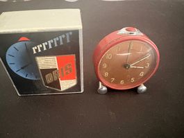 Wecker Oris rot mechanisch mit Originalverpackung