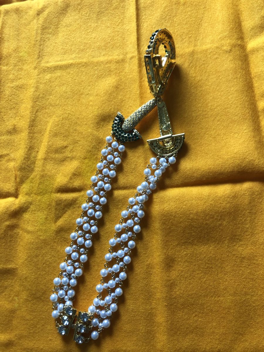 Catenine: Schöne Kette  mit feinen Steinchen – Usato da St.Gallen venduto da sangi56 1