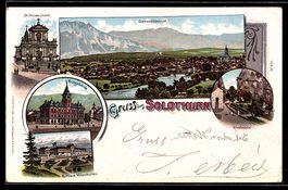 Litho Solothurn, Kurhaus Weissenstein, P