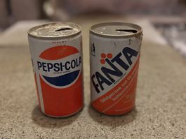 Retro Dosen: Pepsi-Cola & Fanta - Sammlerstücke der 70/80er