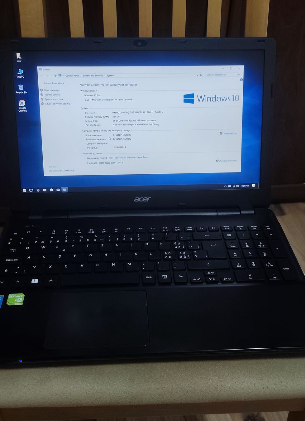 Acer Notebooks: Acer Extensa 2510 – Gebraucht aus Pedrinate von ipe_bgt7 2