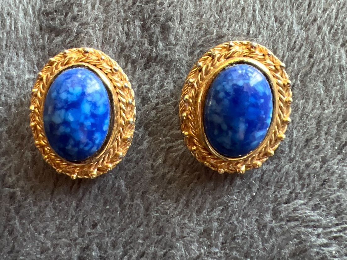 Orecchini pendenti & Orecchini a lobo: Vintage Ohrclips signiert – Usato da Uznach venduto da Ya_x7x6 1