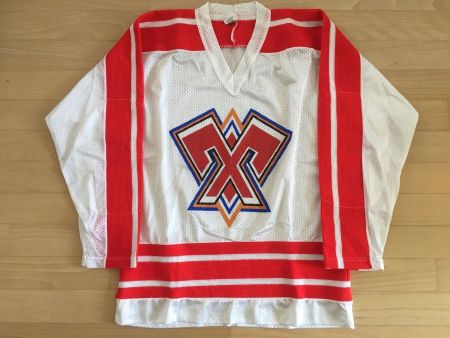 ORGINAL EHC BIEL BIENNE TRIKOT MAILLOT 70/80ER JAHRE EHCB XS