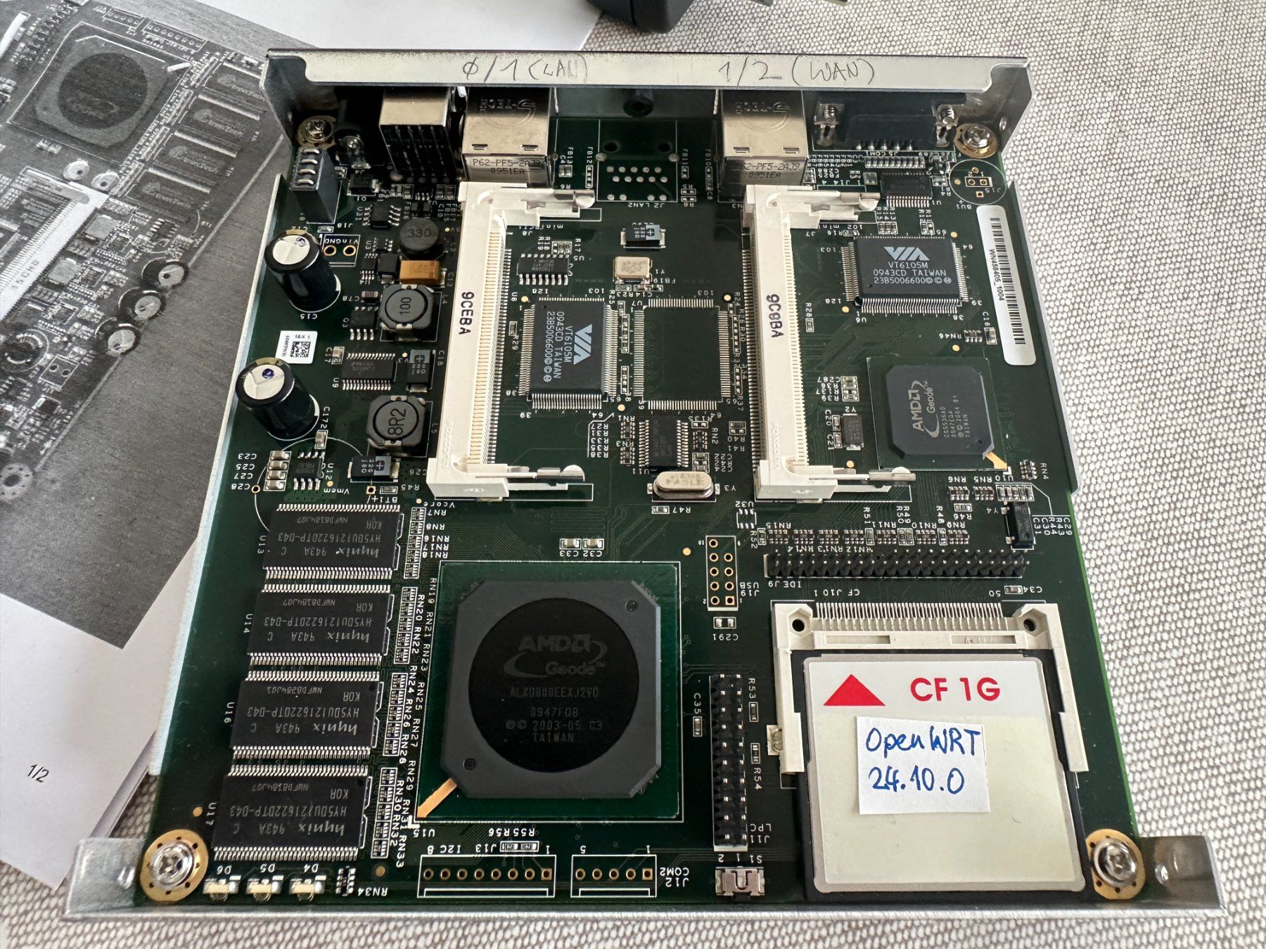 Firewall: PC-Engines Alix 2F18 Firewall / Router OpenWRT – Usato da Ibach venduto da Wzgra 3