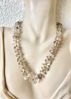 Vintage Bergkristall Nugget Collier - Unikat - 46 cm