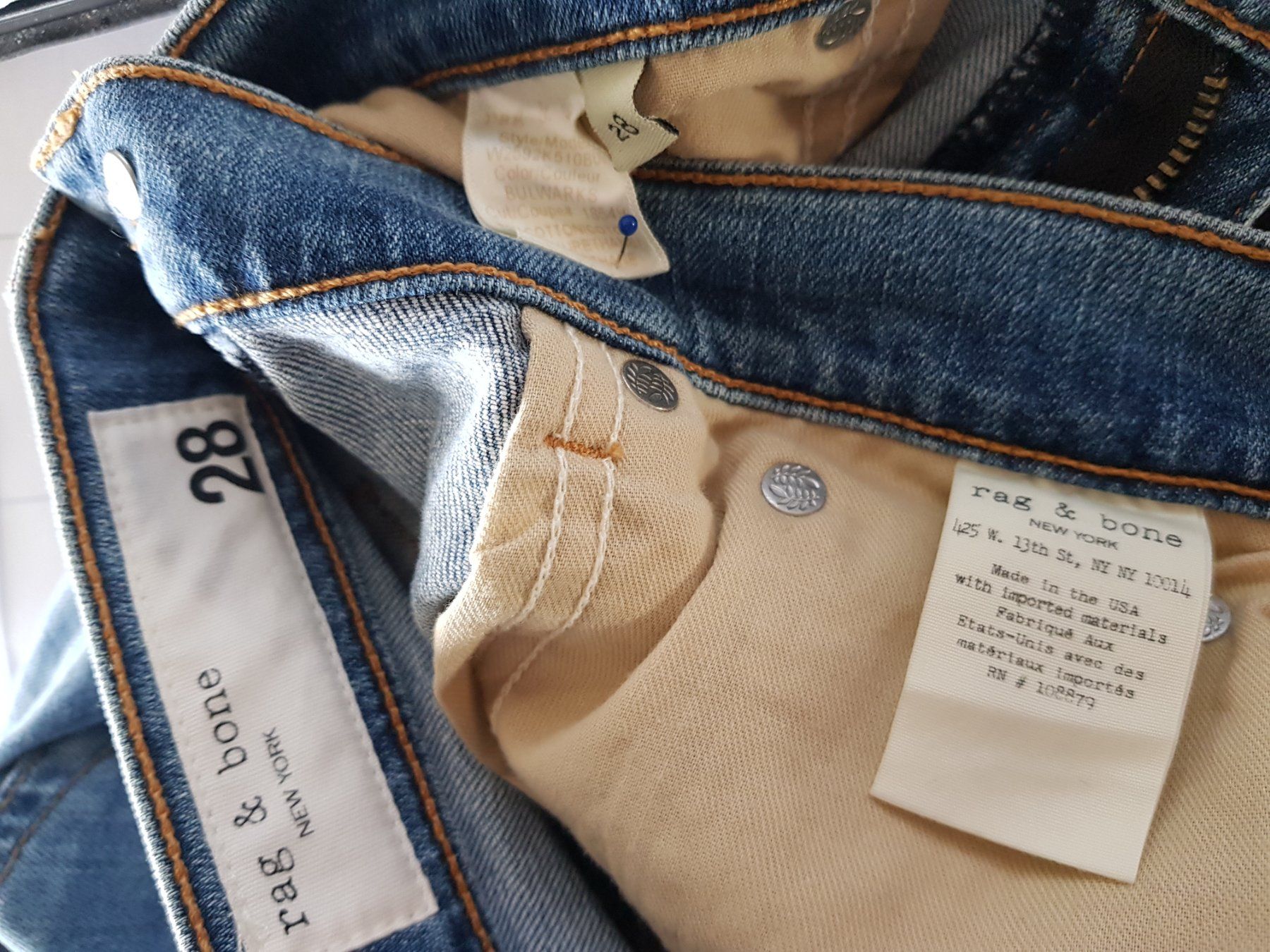 Jeans: Rag & Bone jeans taille 28 neuf jamais porté – Nuovo (secondo la descrizione) da Lausanne venduto da man_rw9q 4