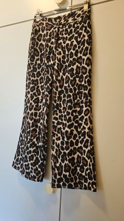 Pantaloni leopardati Dixie tg.XS poliestere