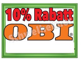OBI: 10 % Rabatt online & Filiale bis 31.08.2026