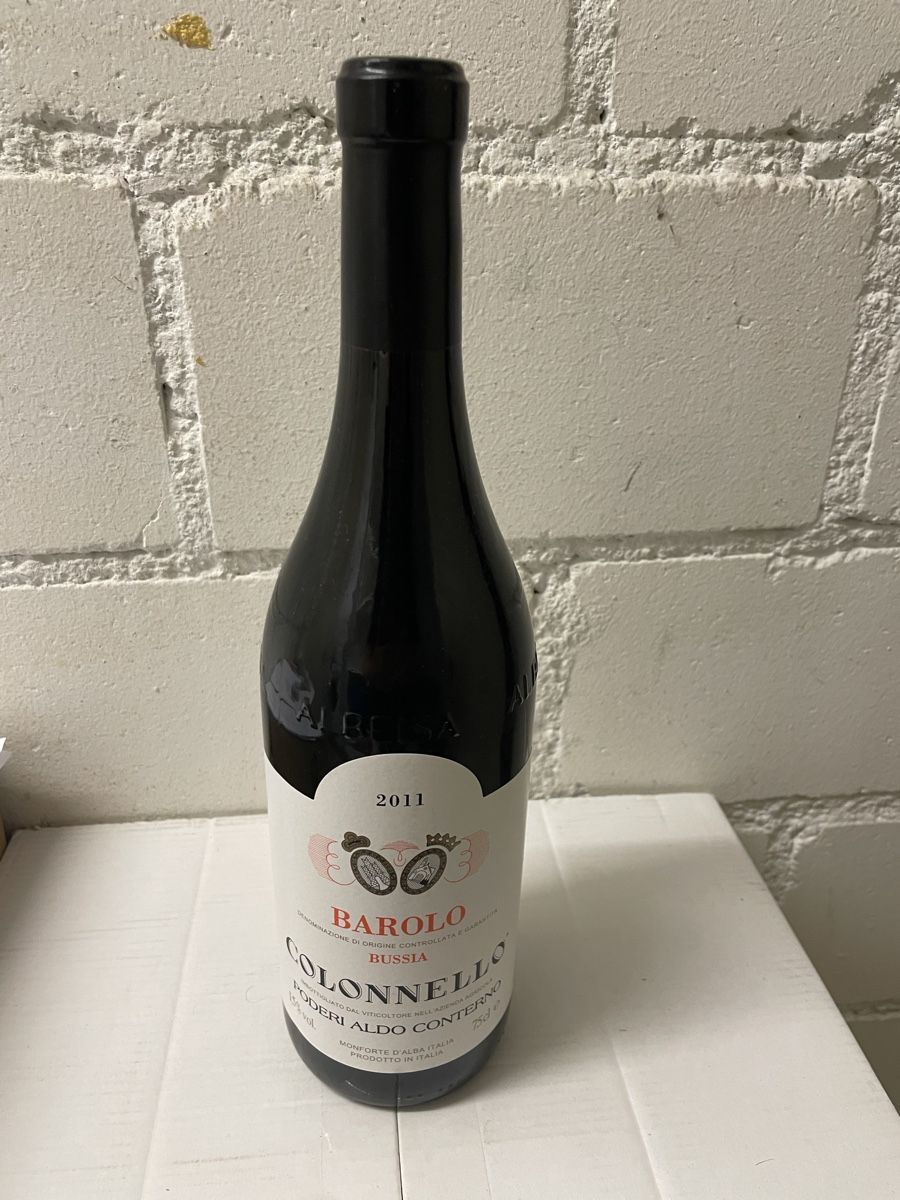 Vins: Aldo Conterno, Barolo Colonnello 2011, aus Klimakeller. – Neuf avec emballage d'origine à Zürich par Bohn 1
