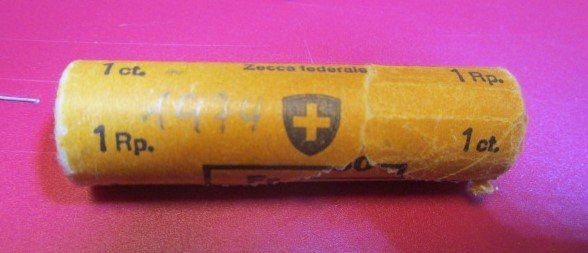 Toutes les monnaies: 1 Rappen Originalrolle 1974 – Neuf avec emballage d'origine à Luzern par Horoskop1
