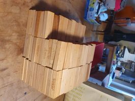 150 stk Holzspielklötze