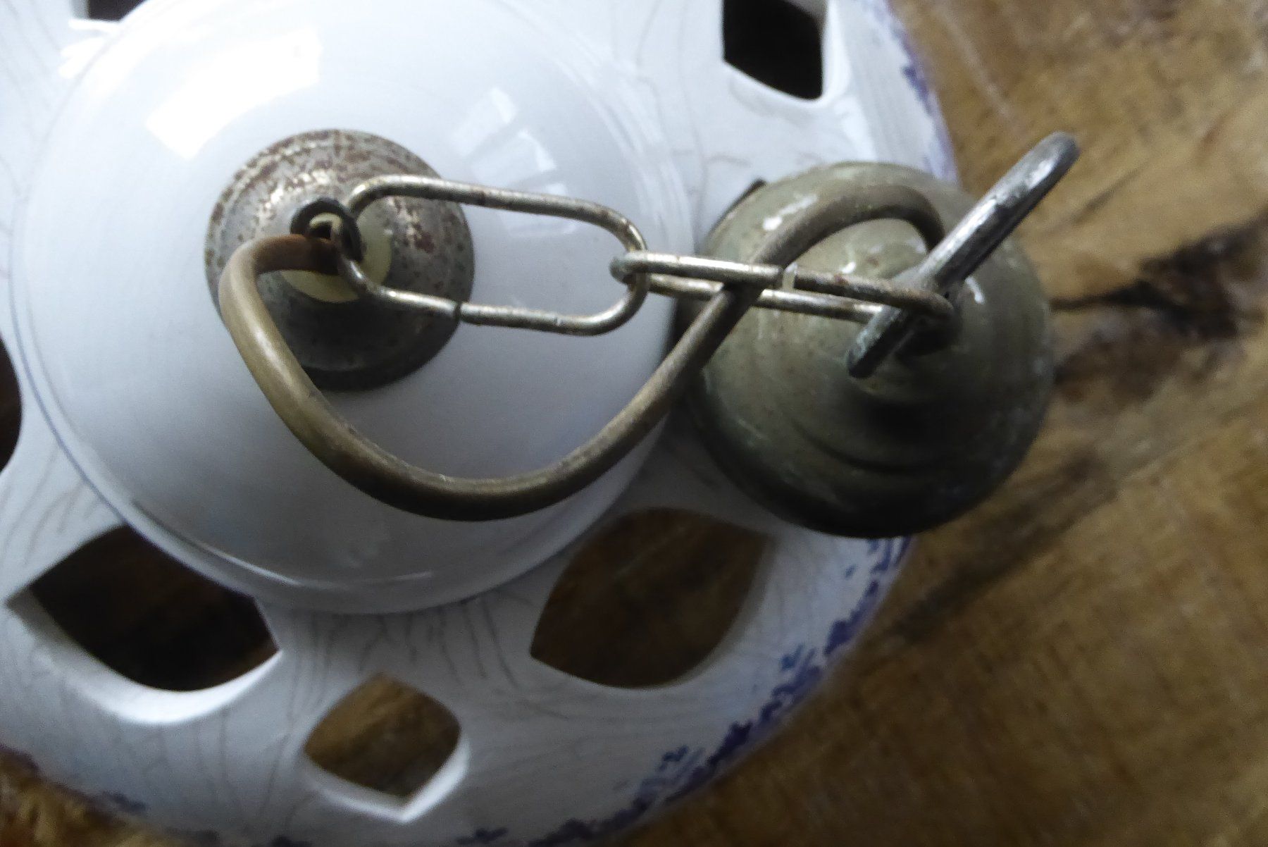 Lampade: Antike Keramik Lampe – Usato da Sargans venduto da Benziner 3