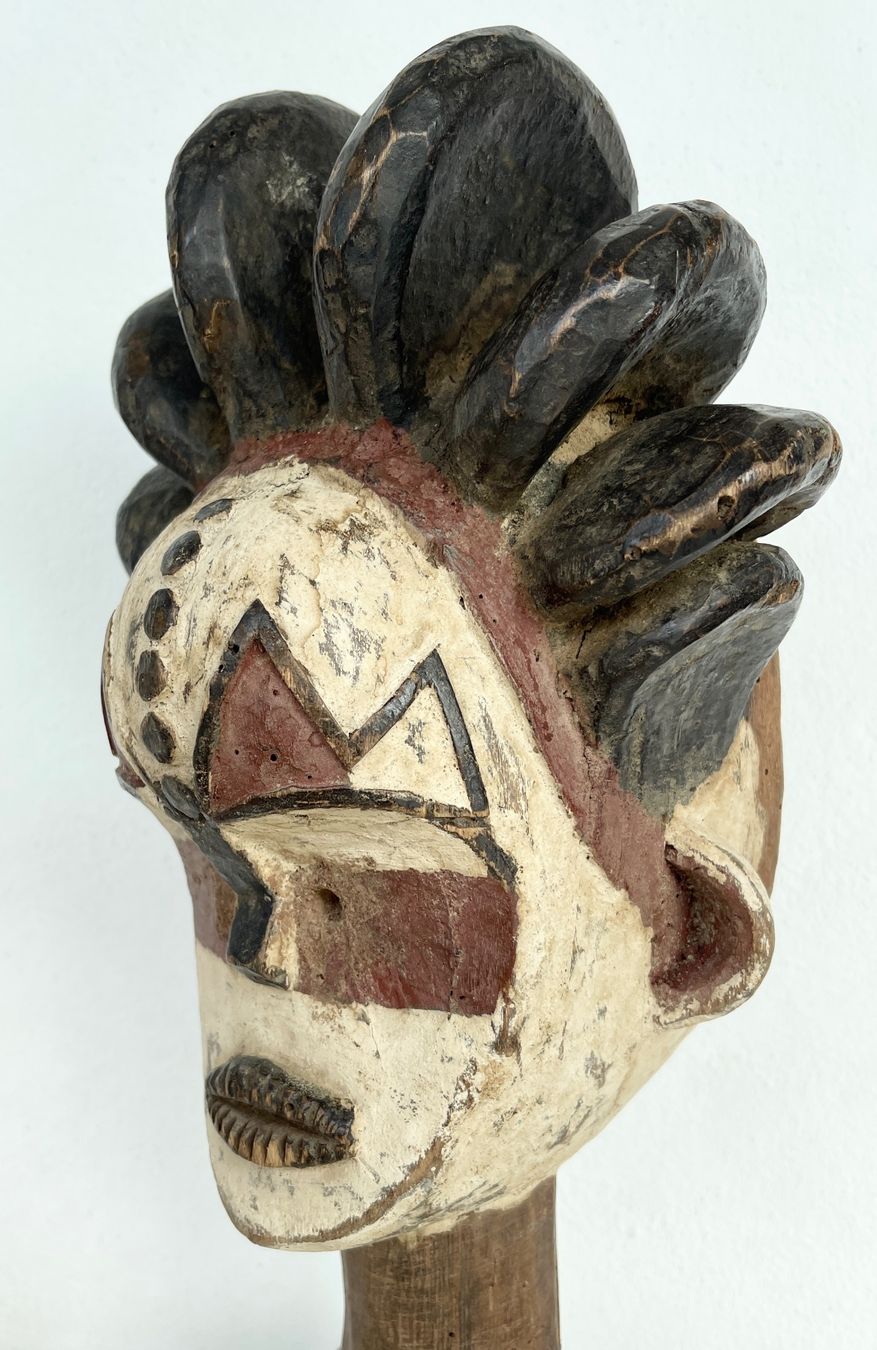 Skulpturen & Statuen: Rarität alte Idoma Figur Skulptur Nigeria Höhe 35 cm – Gebraucht aus Rüthi (Rheintal) von Kunsthaus777 4