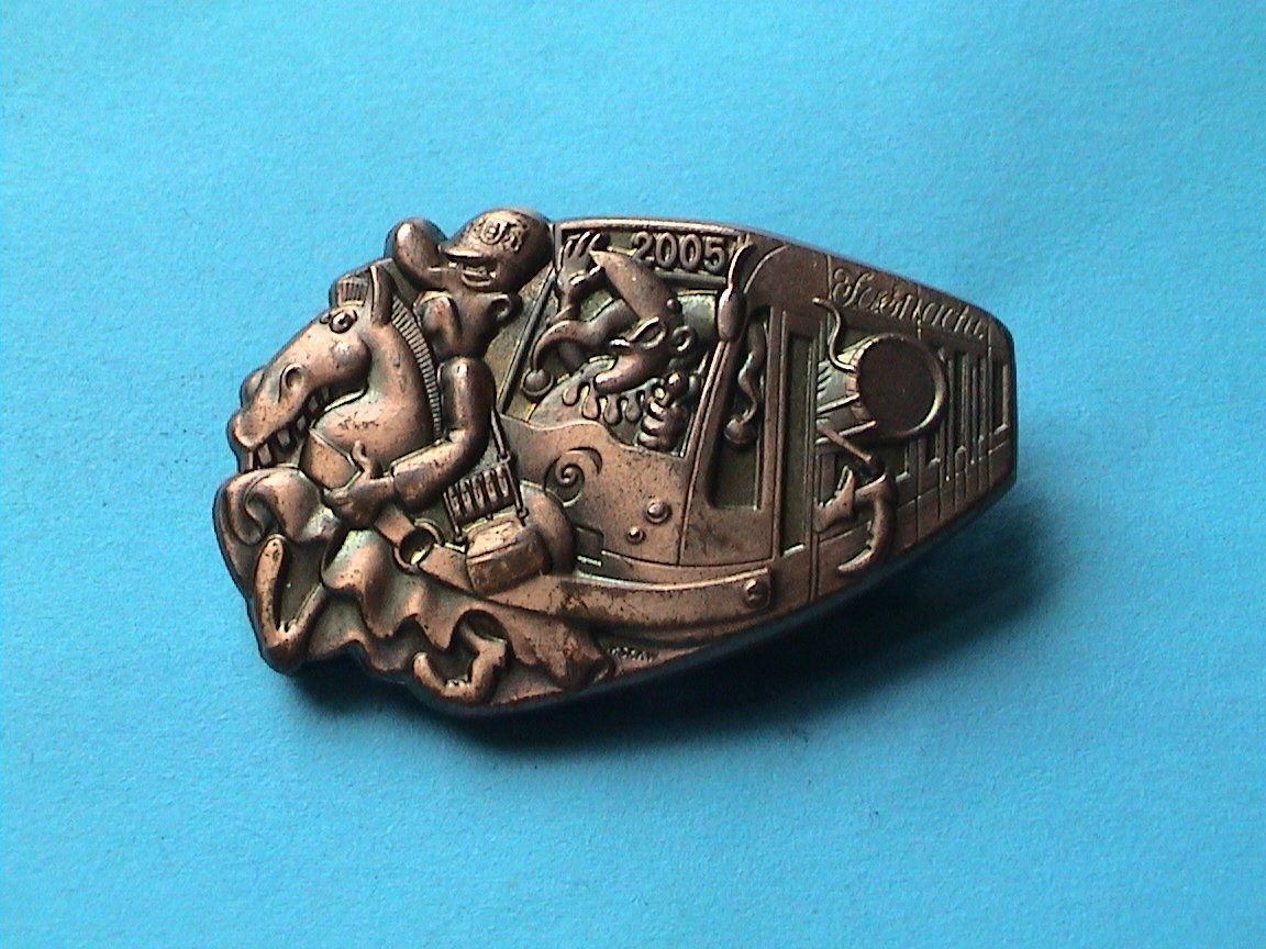 Basler Placchette & Badge: Fasnacht - Basel - Plakette - Kupfer - 2005 – Usato da Reinach BL venduto da Dexy62