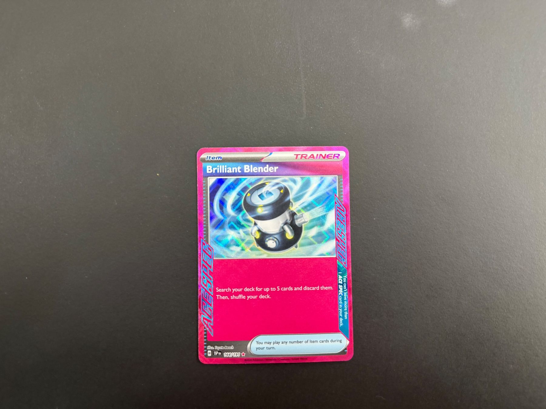Pokémon Carte collezionabili: Brilliant Blender 164/191 – Usato da Zürich venduto da mountainwizard00