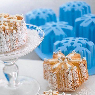 Backformen: Cristal Eis Kristall Back Form Backen Silikon Schnee Kuchen – Neu und originalverpackt aus Langnau am Albis von Zauberw 1