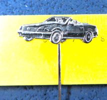 MERCEDES BENZ CABRIO SL ANSTECKNADEL GEPRÄGT SILBRIG