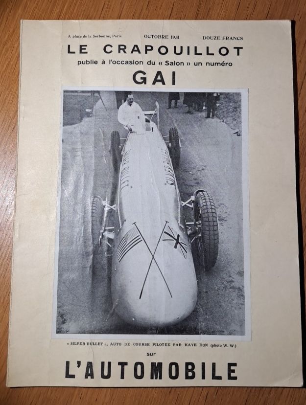 Riviste & Magazine: LE CRAPOUILLOT OCTOBRE 1931 - AUTOMOBILE !!! – Usato da Monthey venduto da Elfoto2007