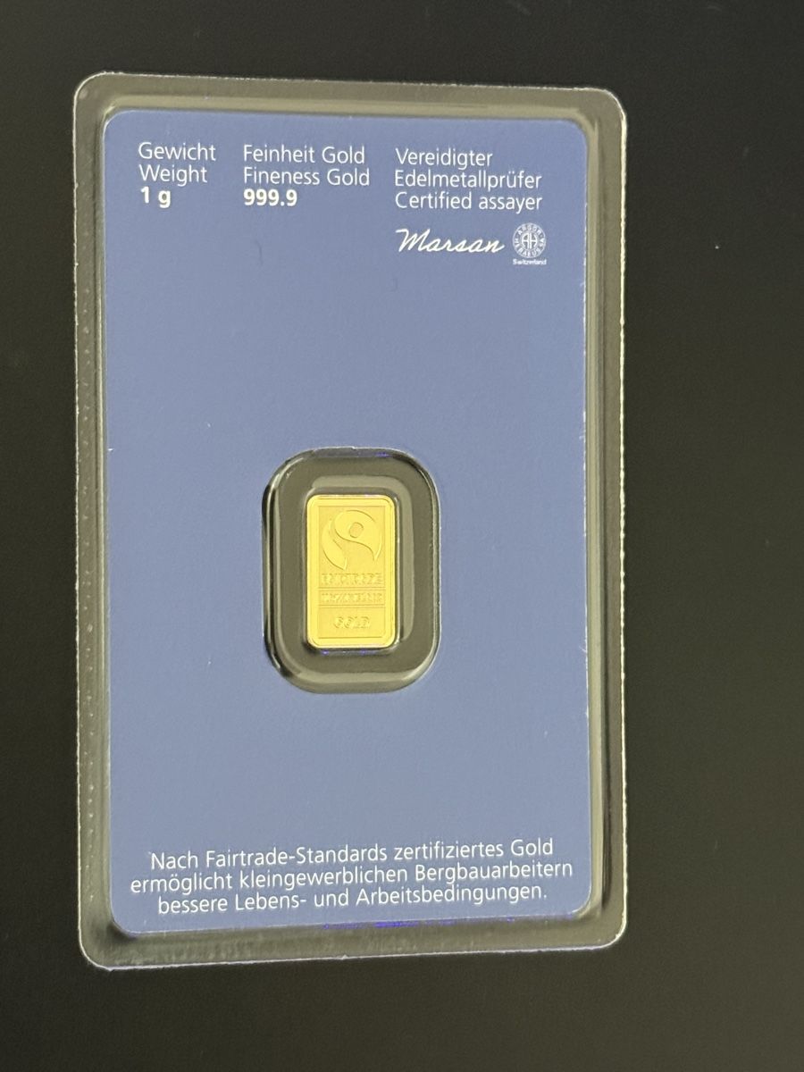 Metalli preziosi: Goldbarren 1g Kantonal Bank – Nuovo e nell'imballaggio originale da Untersiggenthal venduto da byiggy 1