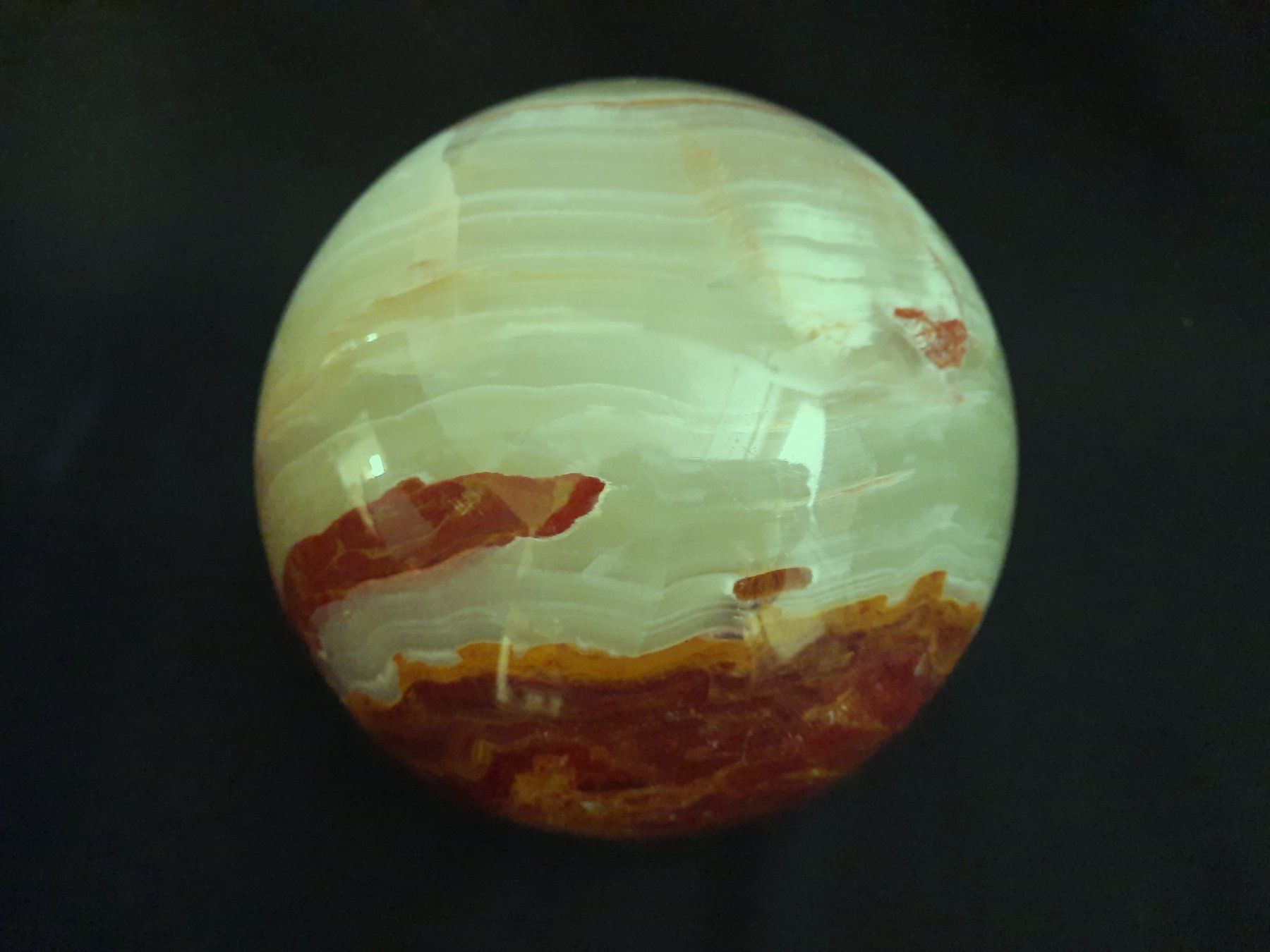 Mineralien & Heilsteine: ONYX-Steinkugel 4.67Kg – Gebraucht aus Beinwil am See von Restwert_Beinwil 8