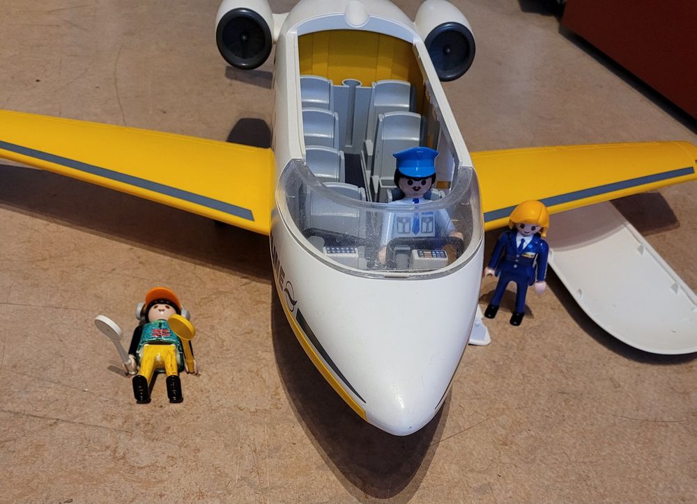 Playmobil Avion 3185 Avec Accessoires - Occasion
