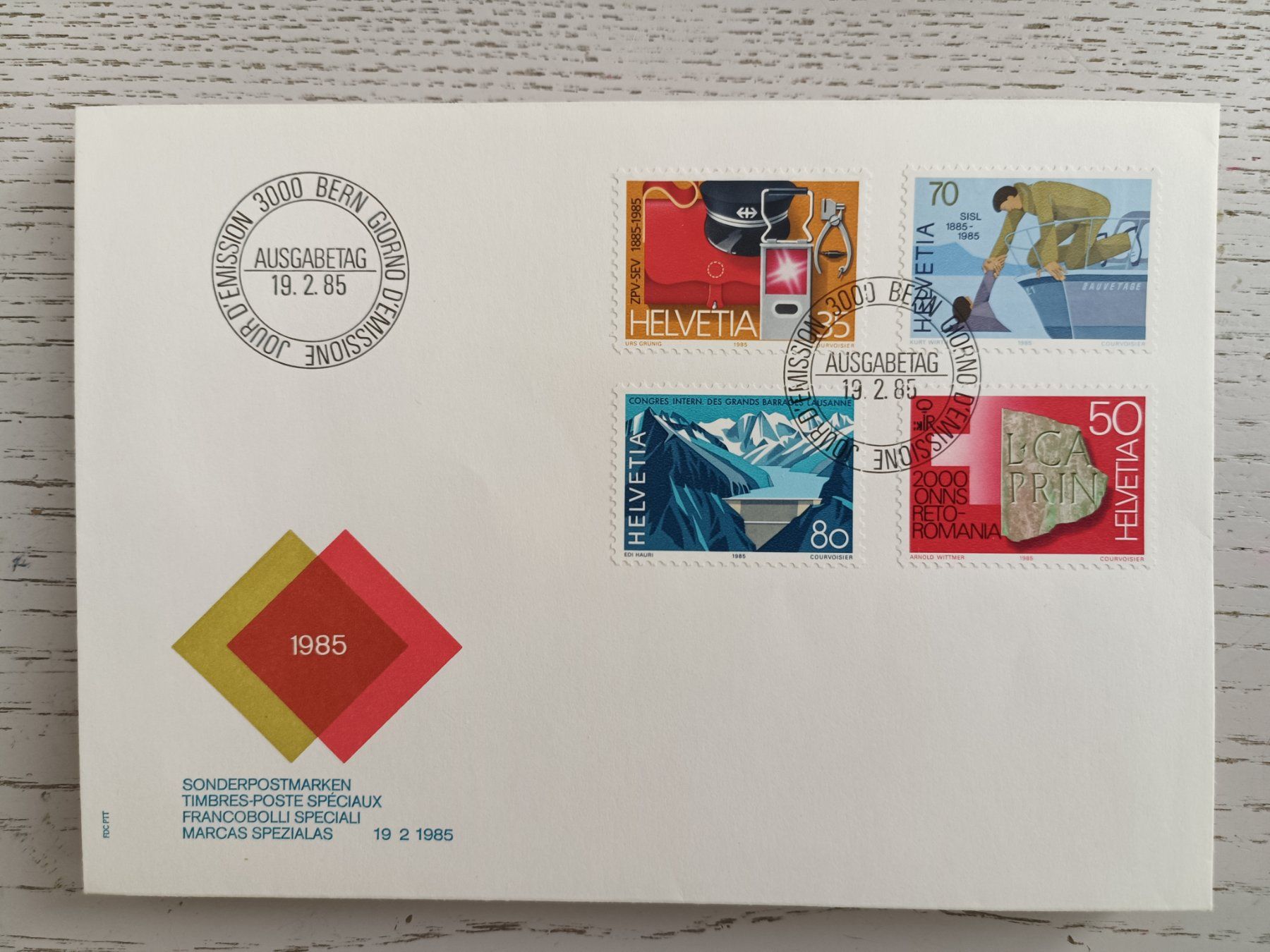 Alle Briefmarken: 1985 FDC Werbemarken – Neu (gemäss Beschreibung) aus Dübendorf von goeggi79