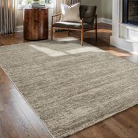Moderner kurzflor Teppich, 9600 Beige, 160x230