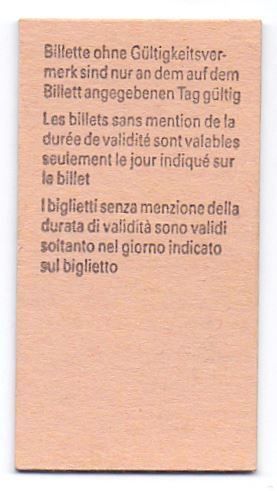 Tickets: Billette Landquart - Zürich 1988 – Gebraucht aus Langenthal von Sammlungs_aus 1