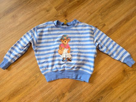 Polo Ralph Lauren Pullover Bär, blau, Gr. 7 Jahre / S / 122