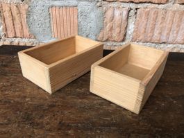 2 kleine Böxchen, Holzkistchen, Antik  2x Tolle, antike Kist