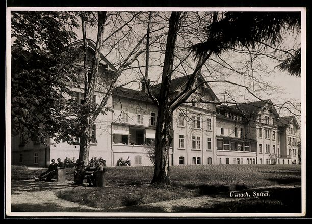 Cartoline postali: AK Uznach, Partie am Spital – Usato da Berlin venduto da bartko-reher