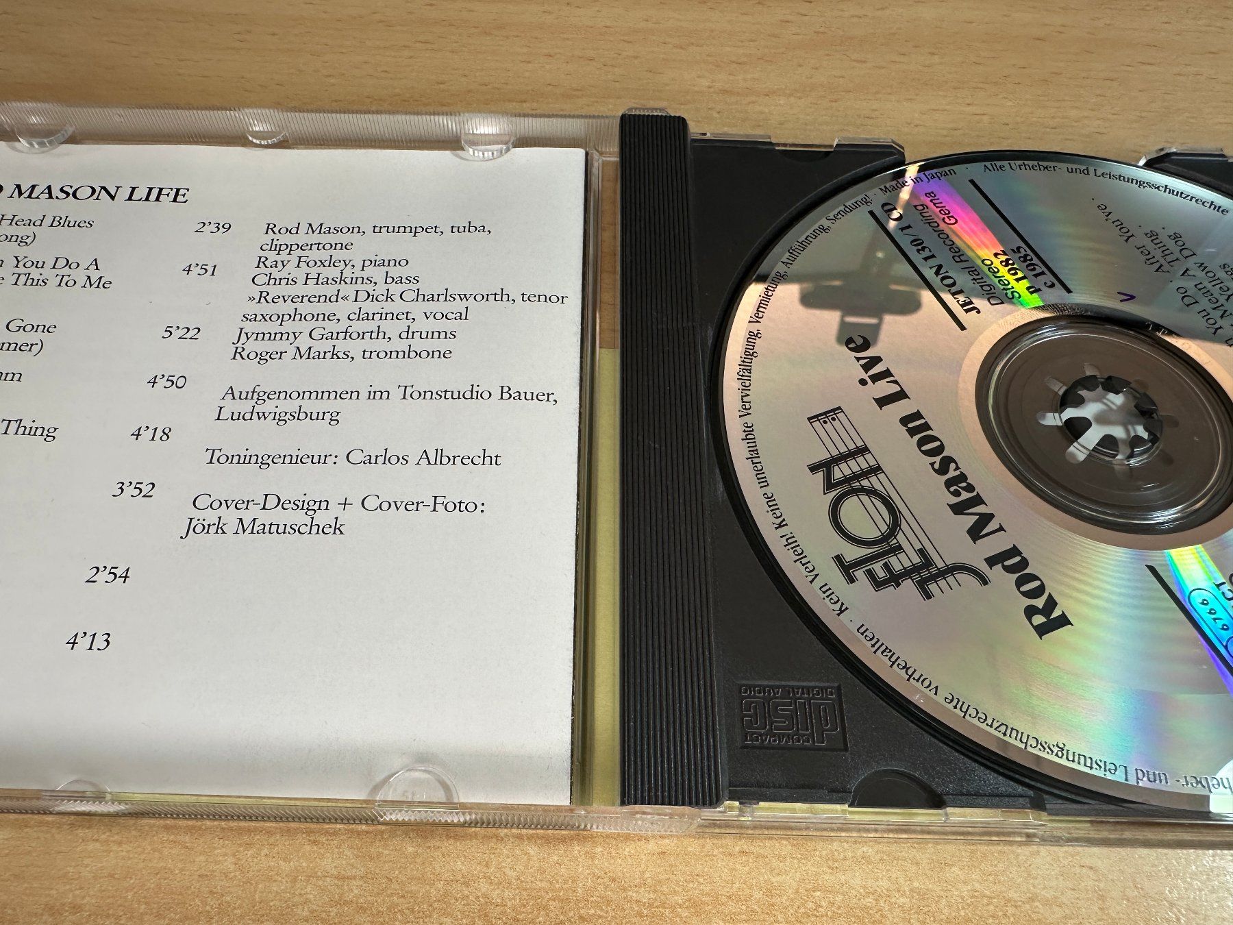 CDs: C1 Rod Mason – Live – Gebraucht aus Rikon im Tösstal von Alpenmutz 2