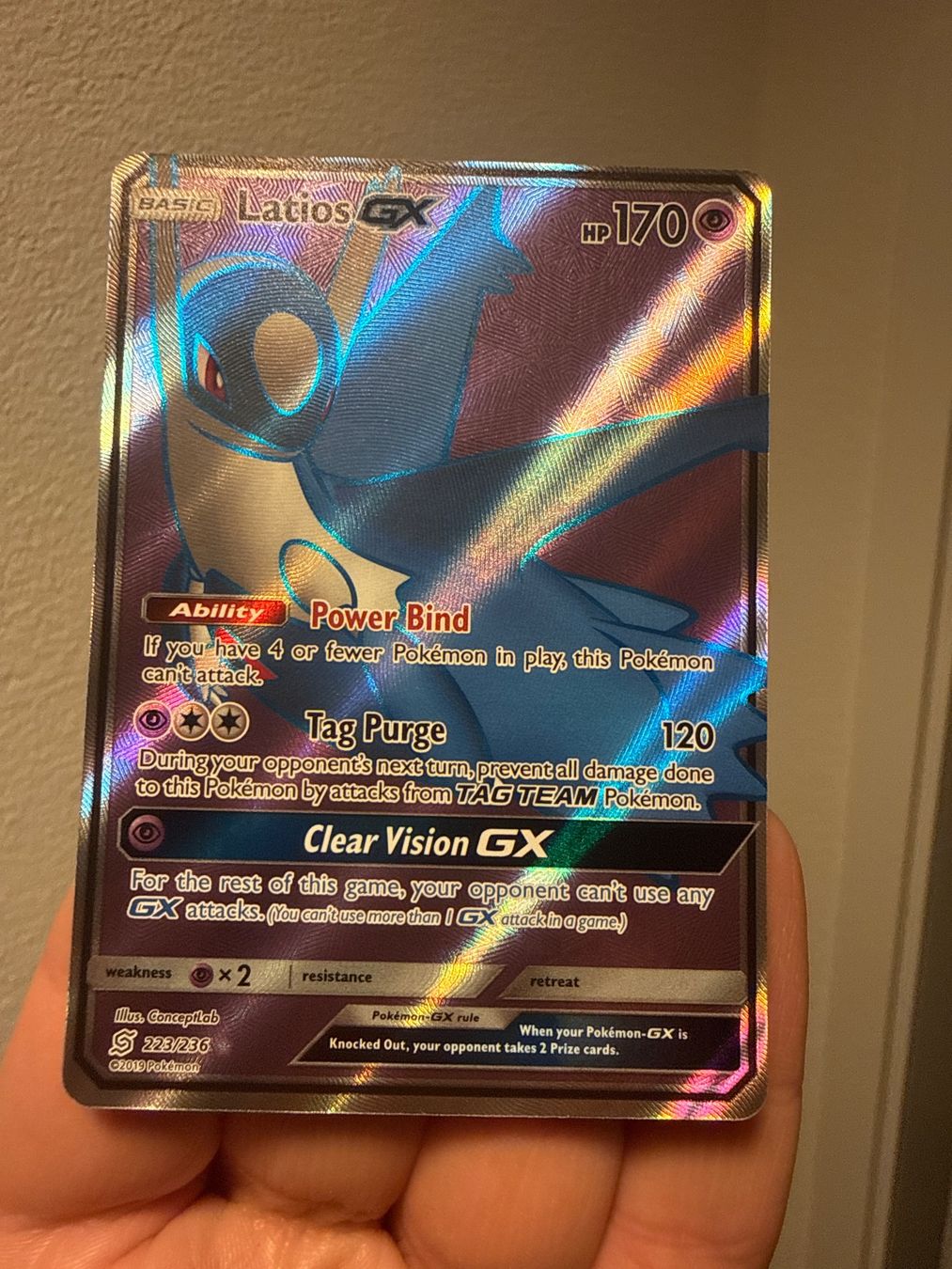 Cartoline: Pikachu Latios GX Full Art – Usato da Frauenfeld venduto da Poke_Toniii